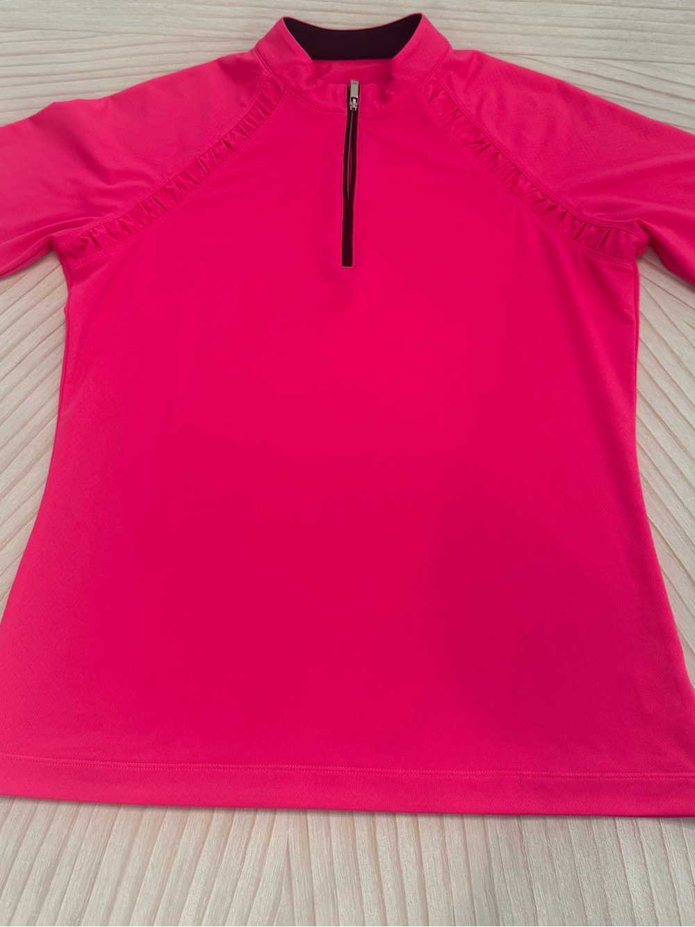 Tail Women’s Long-Sleeve Half-Zip Top - Hot Pink